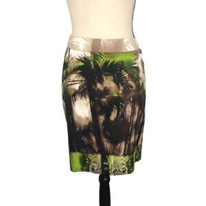 Worthington Palm Tree mini skirt 4